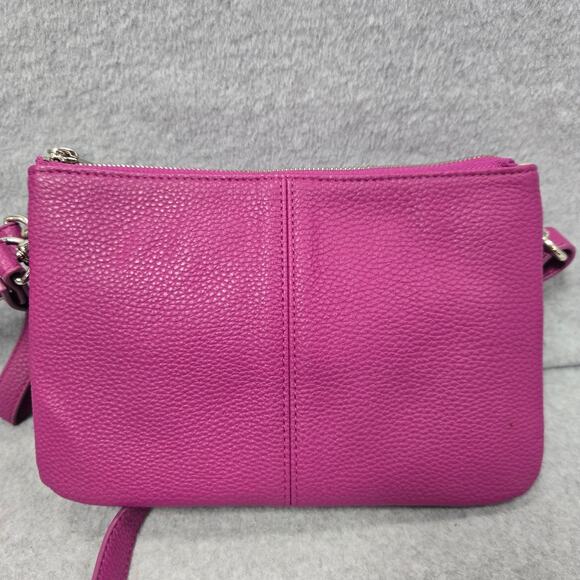 Jewell By Thirty One Magenta Pebbled Crossbody bag - Picture 2 of 11